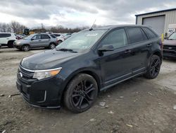 Salvage cars for sale at Duryea, PA auction: 2014 Ford Edge Sport