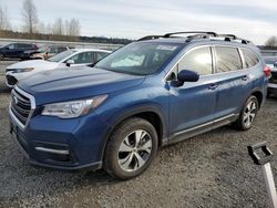 Salvage cars for sale from Copart Arlington, WA: 2022 Subaru Ascent Premium