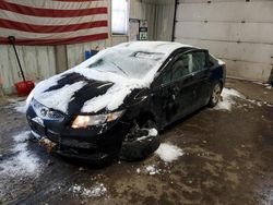 Salvage cars for sale at Lyman, ME auction: 2013 Honda Civic LX