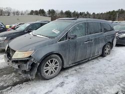 Salvage cars for sale at Exeter, RI auction: 2011 Honda Odyssey EXL