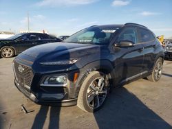 Salvage cars for sale at Grand Prairie, TX auction: 2018 Hyundai Kona Ultimate