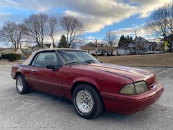 Salvage cars for sale at New Britain, CT auction: 1990 Ford Mustang LX