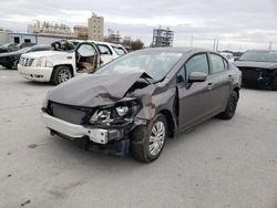 Salvage cars for sale at New Orleans, LA auction: 2014 Honda Civic LX