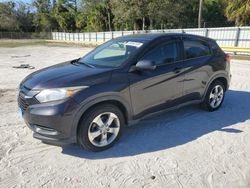 Salvage cars for sale from Copart Fort Pierce, FL: 2016 Honda HR-V LX