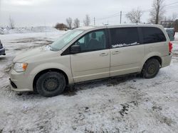 Salvage cars for sale from Copart Montreal Est, QC: 2013 Dodge Grand Caravan SE