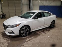 Salvage cars for sale at Chalfont, PA auction: 2021 Nissan Sentra SR