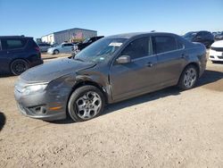 Salvage cars for sale at Amarillo, TX auction: 2011 Ford Fusion SE