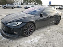 Salvage cars for sale at Loganville, GA auction: 2017 Tesla Model S