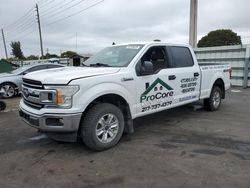 Salvage cars for sale at Miami, FL auction: 2019 Ford F150 Supercrew