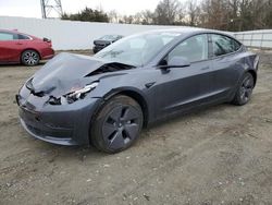 Salvage cars for sale at Windsor, NJ auction: 2023 Tesla Model 3