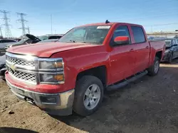 Salvage trucks for sale at Elgin, IL auction: 2015 Chevrolet Silverado K1500 LT