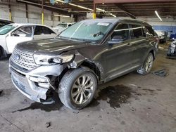 Salvage cars for sale at Denver, CO auction: 2020 Ford Explorer Limited