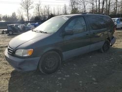 Salvage cars for sale at Waldorf, MD auction: 2003 Toyota Sienna CE