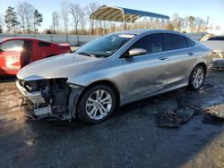 Salvage cars for sale at Spartanburg, SC auction: 2015 Chrysler 200 Limited