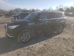 Salvage cars for sale at Madisonville, TN auction: 2021 Infiniti QX80 Luxe