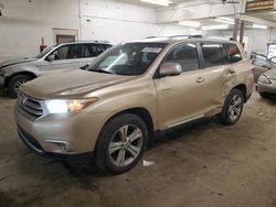 Salvage cars for sale from Copart Ham Lake, MN: 2012 Toyota Highlander Limited