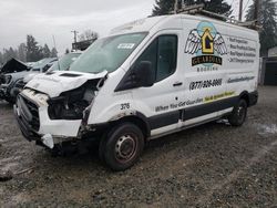 Salvage trucks for sale at Graham, WA auction: 2017 Ford Transit T-250