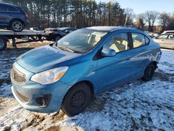 Salvage cars for sale at North Billerica, MA auction: 2020 Mitsubishi Mirage G4 ES