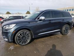 Salvage cars for sale at Littleton, CO auction: 2020 Lincoln Aviator Black Label