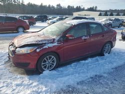 Salvage cars for sale at Windham, ME auction: 2017 Ford Focus SE