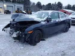 Salvage cars for sale at Mendon, MA auction: 2020 Honda Civic LX