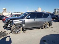 Salvage cars for sale at New Orleans, LA auction: 2018 Nissan Armada SV