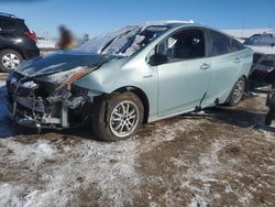 Salvage cars for sale at Brighton, CO auction: 2018 Toyota Prius