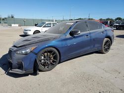 Salvage cars for sale at Homestead, FL auction: 2020 Infiniti Q50 Pure