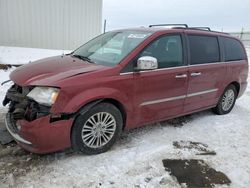 Salvage cars for sale at Portland, MI auction: 2013 Chrysler Town & Country Touring L