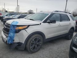 Salvage cars for sale from Copart Dyer, IN: 2015 Ford Explorer Sport