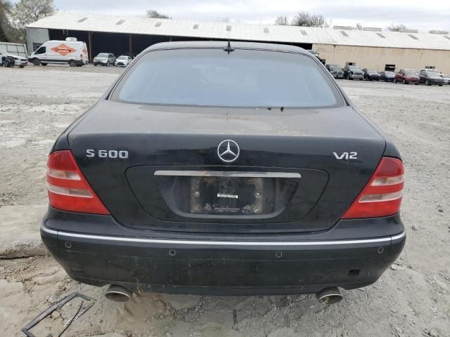 2001 Mercedes-Benz S 600