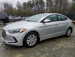 Salvage cars for sale at Waldorf, MD auction: 2018 Hyundai Elantra SE