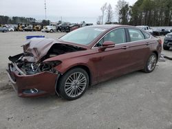 Salvage cars for sale at Dunn, NC auction: 2016 Ford Fusion SE