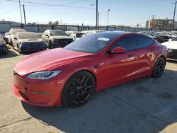 Tesla salvage cars for sale: 2021 Tesla Model S