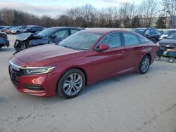 Salvage cars for sale at North Billerica, MA auction: 2018 Honda Accord LX