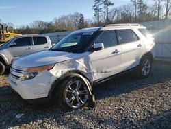 Vehiculos salvage en venta de Copart Augusta, GA: 2014 Ford Explorer Limited