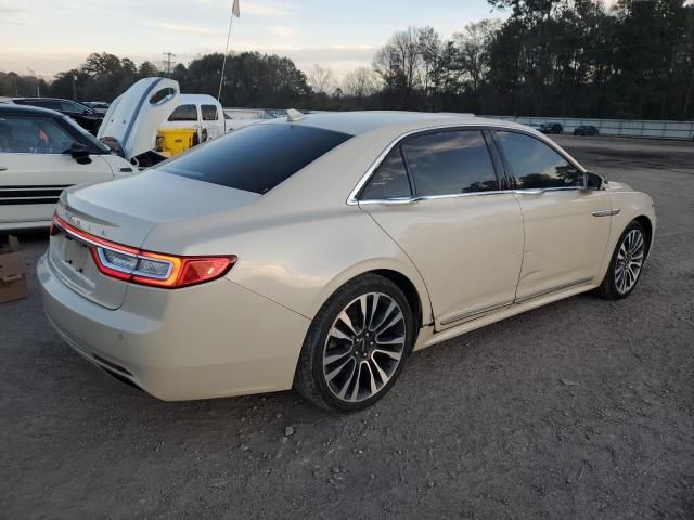 2018 Lincoln Continental Select