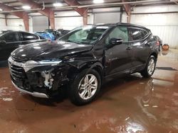 Salvage cars for sale at Lansing, MI auction: 2021 Chevrolet Blazer 3LT