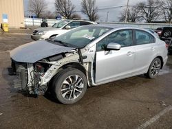 Honda salvage cars for sale: 2015 Honda Civic EX