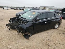 Salvage cars for sale at San Antonio, TX auction: 2017 Nissan Sentra S