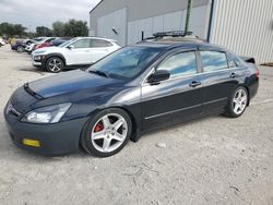 Salvage cars for sale at Apopka, FL auction: 2004 Honda Accord EX