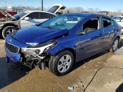 KIA salvage cars for sale: 2017 KIA Forte LX