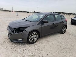 Salvage cars for sale at New Braunfels, TX auction: 2015 Ford Focus SE