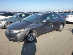 Salvage cars for sale at Martinez, CA auction: 2013 Honda Civic LX