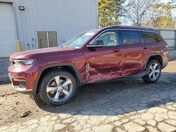 Jeep Grand Cherokee salvage cars for sale: 2021 Jeep Grand Cherokee L Limited