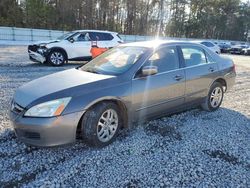 Salvage cars for sale at auction: 2006 Honda Accord EX