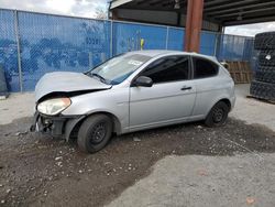 Hyundai Accent salvage cars for sale: 2010 Hyundai Accent Blue