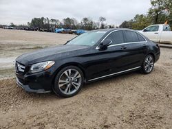 Salvage cars for sale at Houston, TX auction: 2018 Mercedes-Benz C300