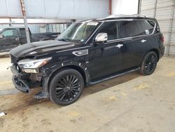 Salvage cars for sale at Mocksville, NC auction: 2018 Infiniti QX80 Base