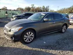 Salvage cars for sale at Riverview, FL auction: 2011 Infiniti M37 X